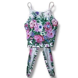 Floral Print Halter Top